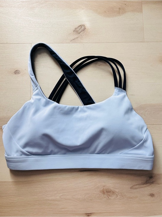 Athleta Other - Athleta Train Free Sports Bra A-C Two Colors Light and Dark Blue Medium-impact